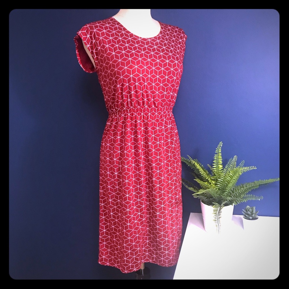 Printed Geo Dress